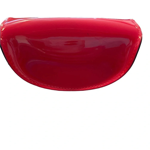 Moschino red patten leather sunglasses case - Picture 7 of 12